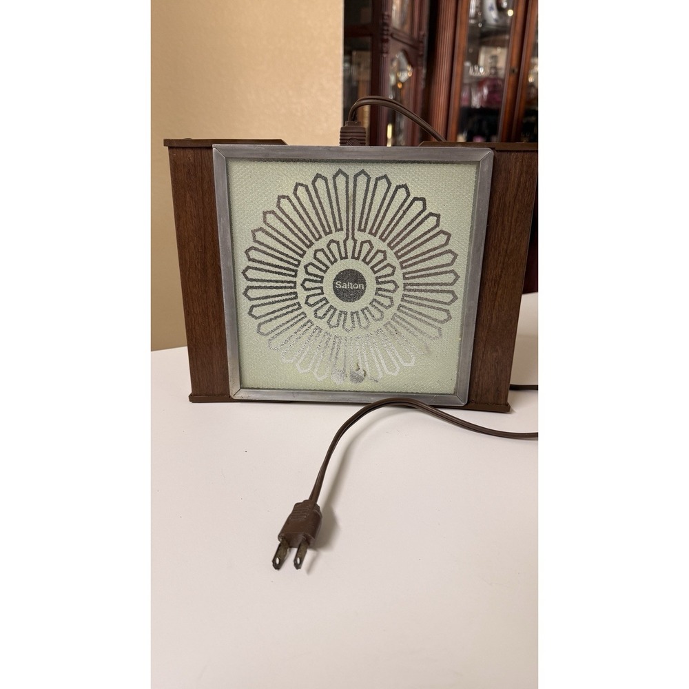 Vintage Salton Hotray H-907 Food Warmer MCM Glass Serving Tray Tested USA‎